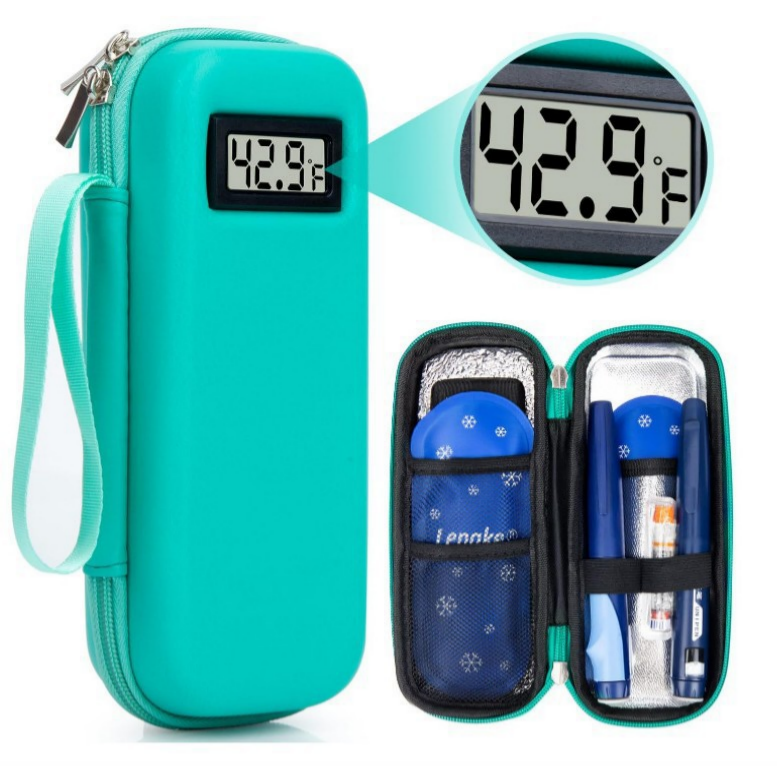 Frolunora® Insulin Cooler Travel Case with Temperature Display