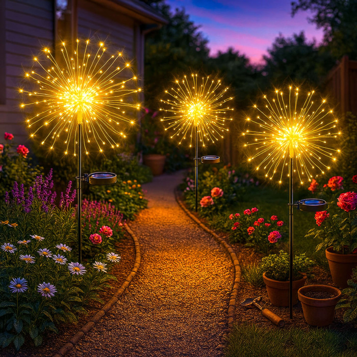 Frolunora® Starlit Starburst Light - Solar Charging & Weatherproof