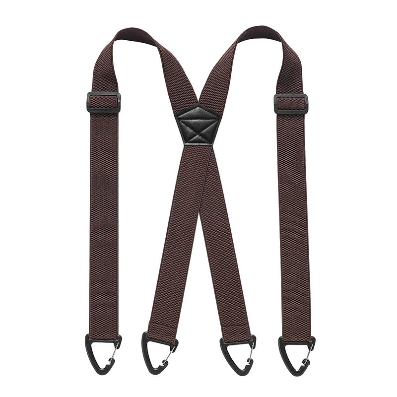 Frolunora® Men's X-Back Suspenders with Hook Clips