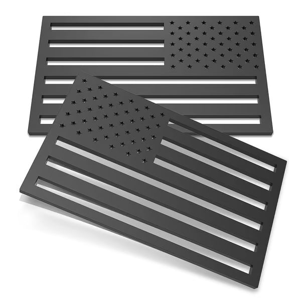 Frolunora® 3D American Flag Emblem Decal - Aluminum Alloy Material (Not Plastic) upsell