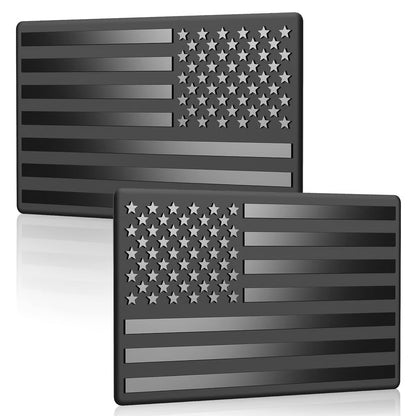 Frolunora® 3D American Flag Emblem Decal - Aluminum Alloy Material (Not Plastic) upsell
