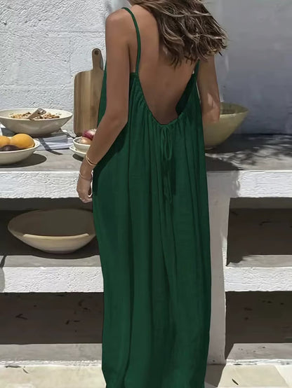 Frolunora® Adjustable backless strap dress – show off your charm