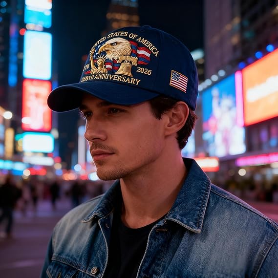 Frolunora® Eagle & Liberty – United States 250th Anniversary Hat