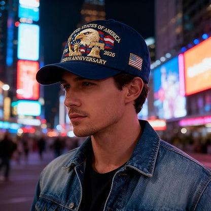 Frolunora® Eagle & Liberty – United States 250th Anniversary Hat
