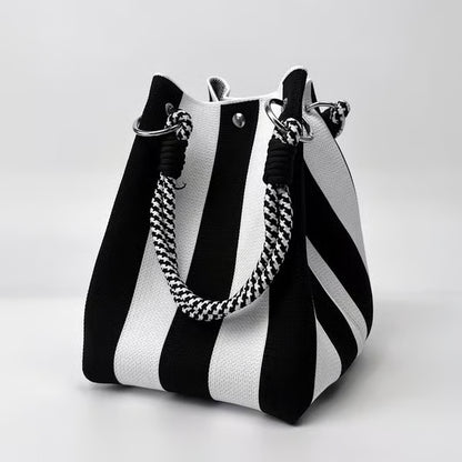 Frolunora® Crochet Bucket Bag for Women – Handmade Woven Summer Beach Shoulder Bag