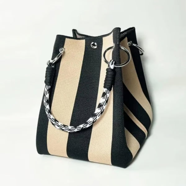 Frolunora® Crochet Bucket Bag for Women – Handmade Woven Summer Beach Shoulder Bag