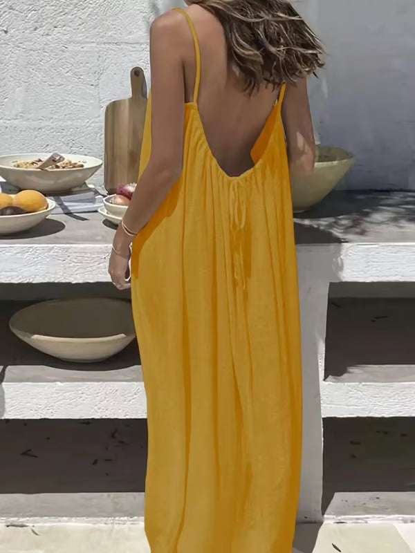Frolunora® Adjustable backless strap dress – show off your charm