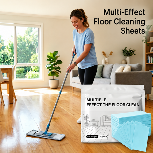 Frolunora® 100 Piece Floor Cleaning Tablets Multi - Surface Cleaner for Hardwood Laminate Tile & RV Walls Antibacterial Deodorization Maintenance