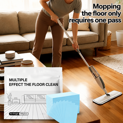 Frolunora® 100 Piece Floor Cleaning Tablets Multi - Surface Cleaner for Hardwood Laminate Tile & RV Walls Antibacterial Deodorization Maintenance