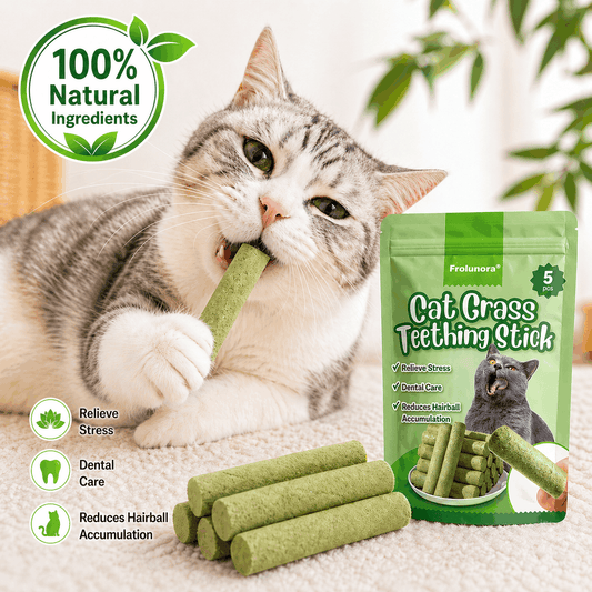 Frolunora® Cat Grass Teething Sticks