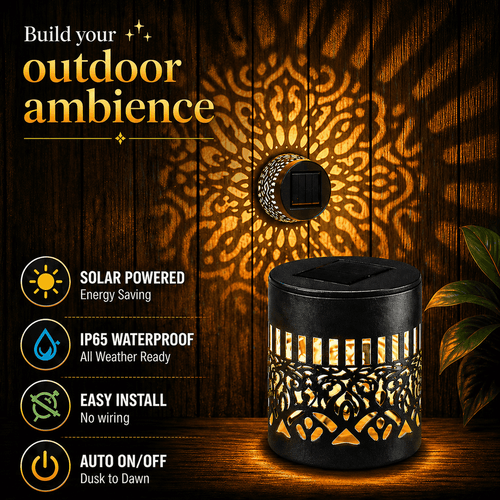 Frolunora® Decorative Solar Mandala Lights - Automatic On/Off & Weatherproof upsell
