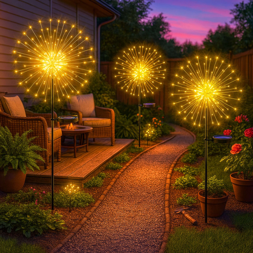 Frolunora® Starlit Starburst Light - Solar Charging & Weatherproof