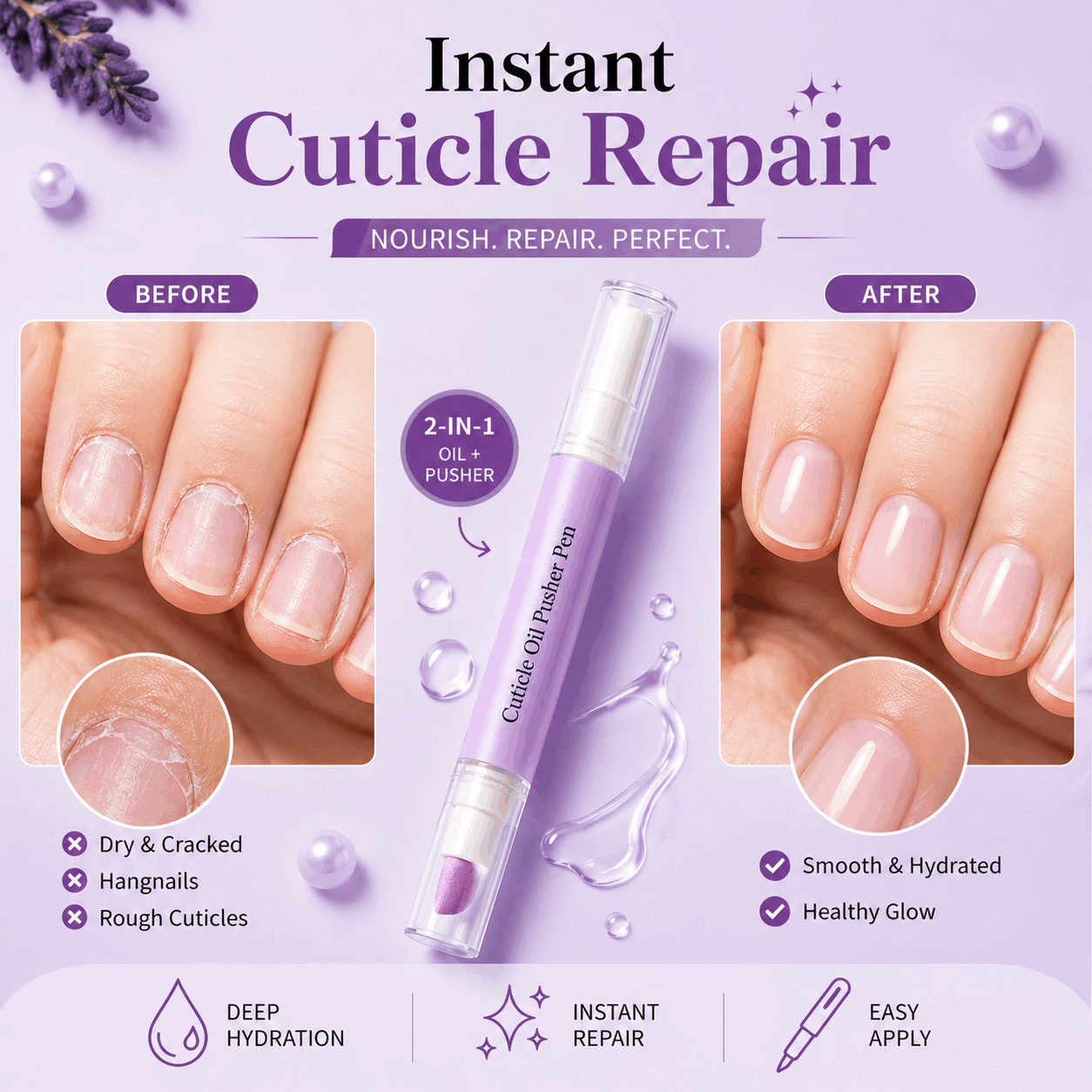 Frolunora® Cuticle Pusher Oil Pen