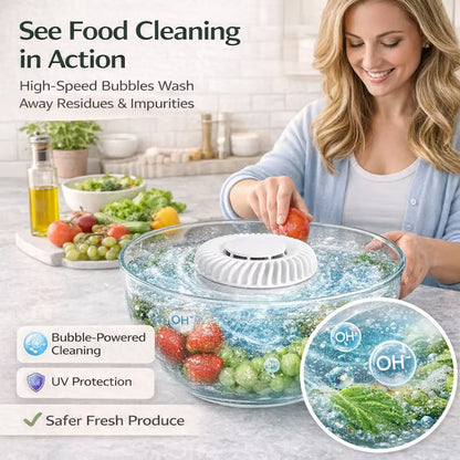 Frolunora® 🥬 Fruit & Vegetable Washer – Removes Pesticides & Bacteria, No Chemicals Needed