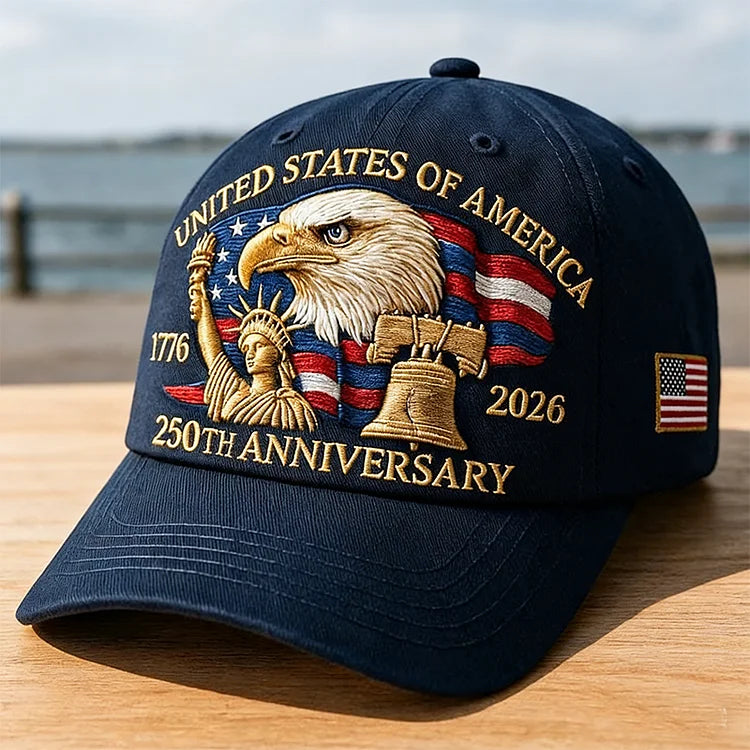 Frolunora® Eagle & Liberty – United States 250th Anniversary Hat
