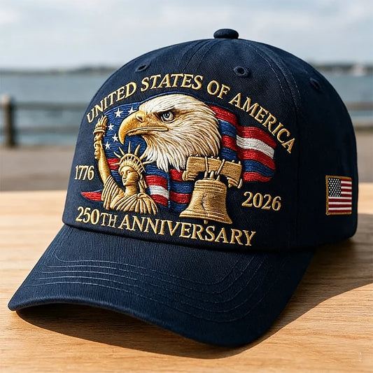 Frolunora® Eagle & Liberty – United States 250th Anniversary Hat
