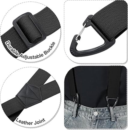 Frolunora® Men's X-Back Suspenders with Hook Clips