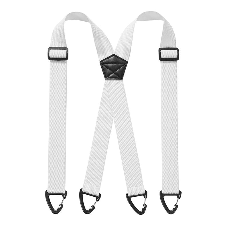 Frolunora® Men's X-Back Suspenders with Hook Clips