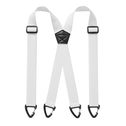 Frolunora® Men's X-Back Suspenders with Hook Clips