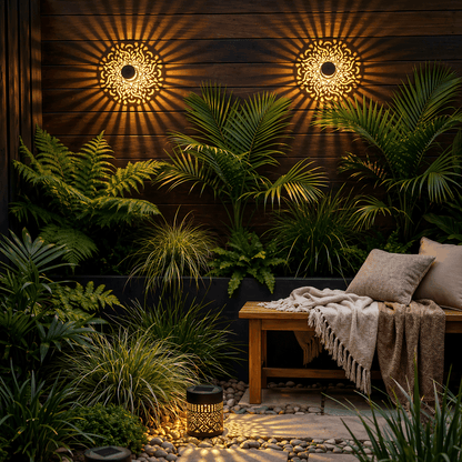 Frolunora® Decorative Solar Mandala Lights - Automatic On/Off & Weatherproof upsell