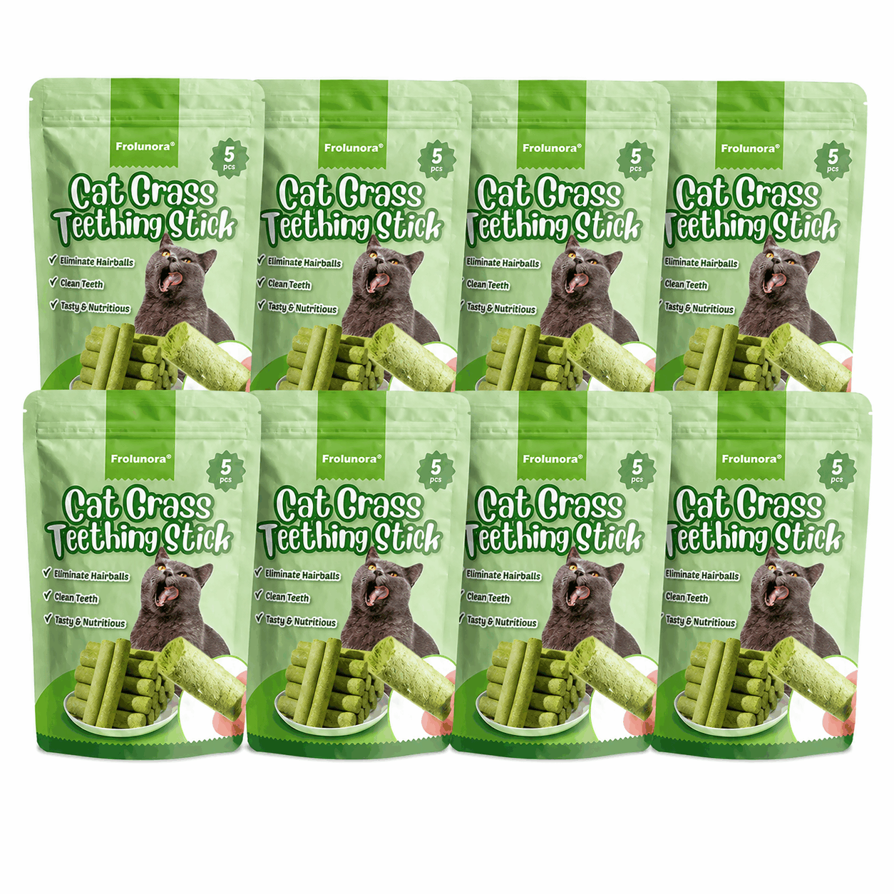 Frolunora® Cat Grass Teething Sticks 😺