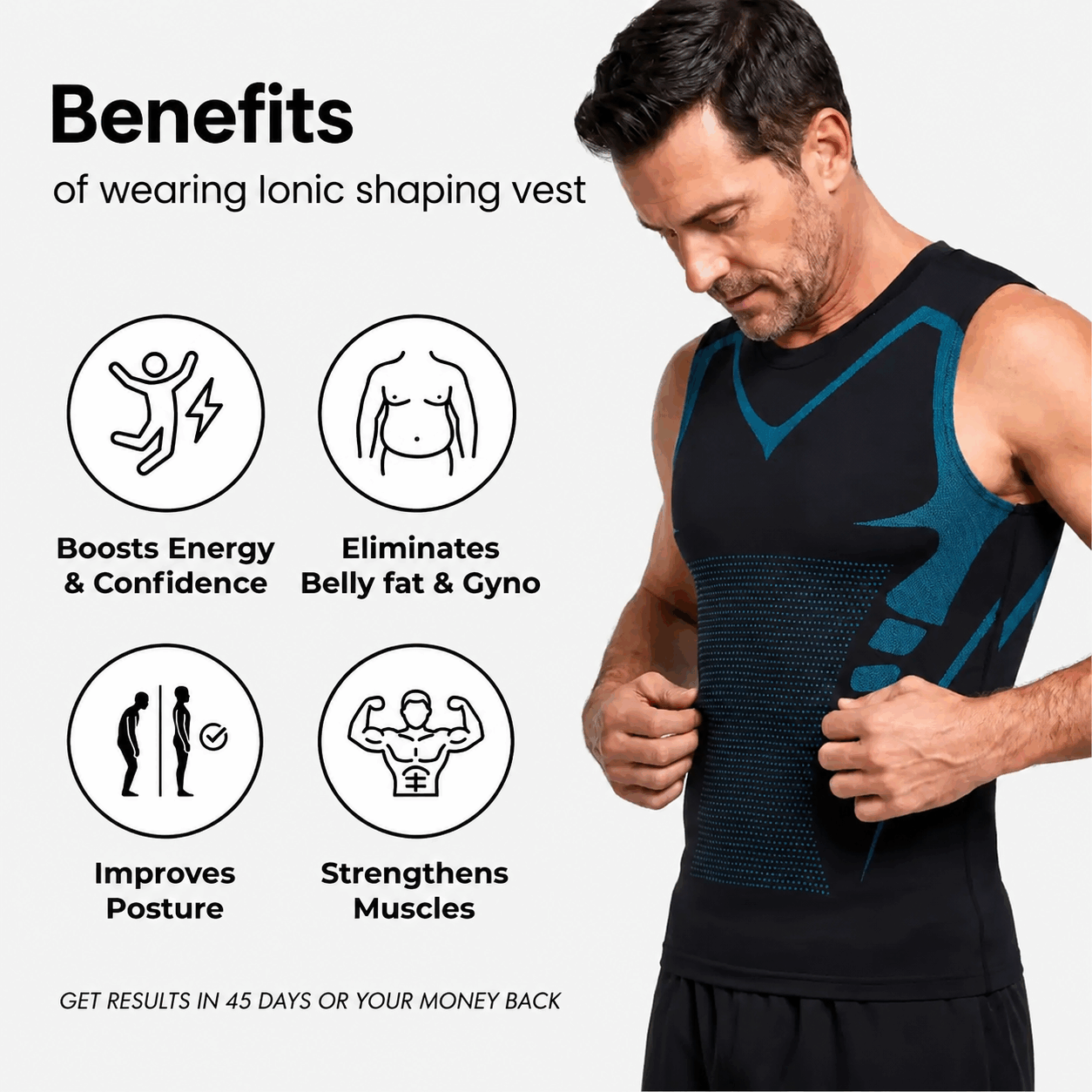 Frolunora® Ionic shaping vest - Feel The Power of Confidence, Shape & Control upsell