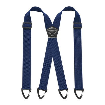 Frolunora® Men's X-Back Suspenders with Hook Clips