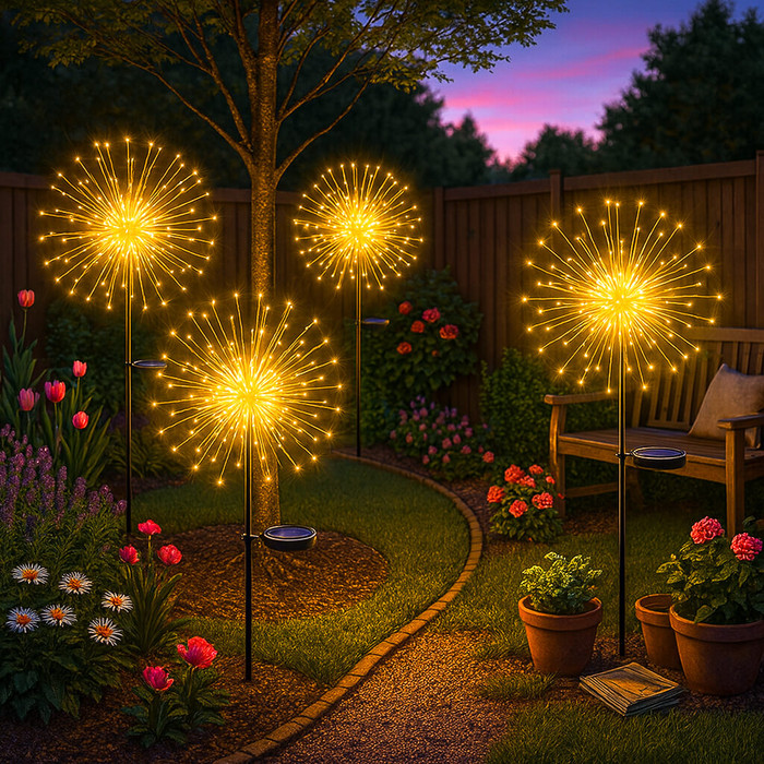 Frolunora® Starlit Starburst Light - Solar Charging & Weatherproof
