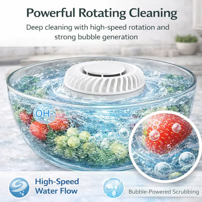 Frolunora® 🥬 Fruit & Vegetable Washer – Removes Pesticides & Bacteria, No Chemicals Needed