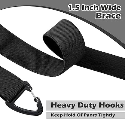 Frolunora® Men's X-Back Suspenders with Hook Clips