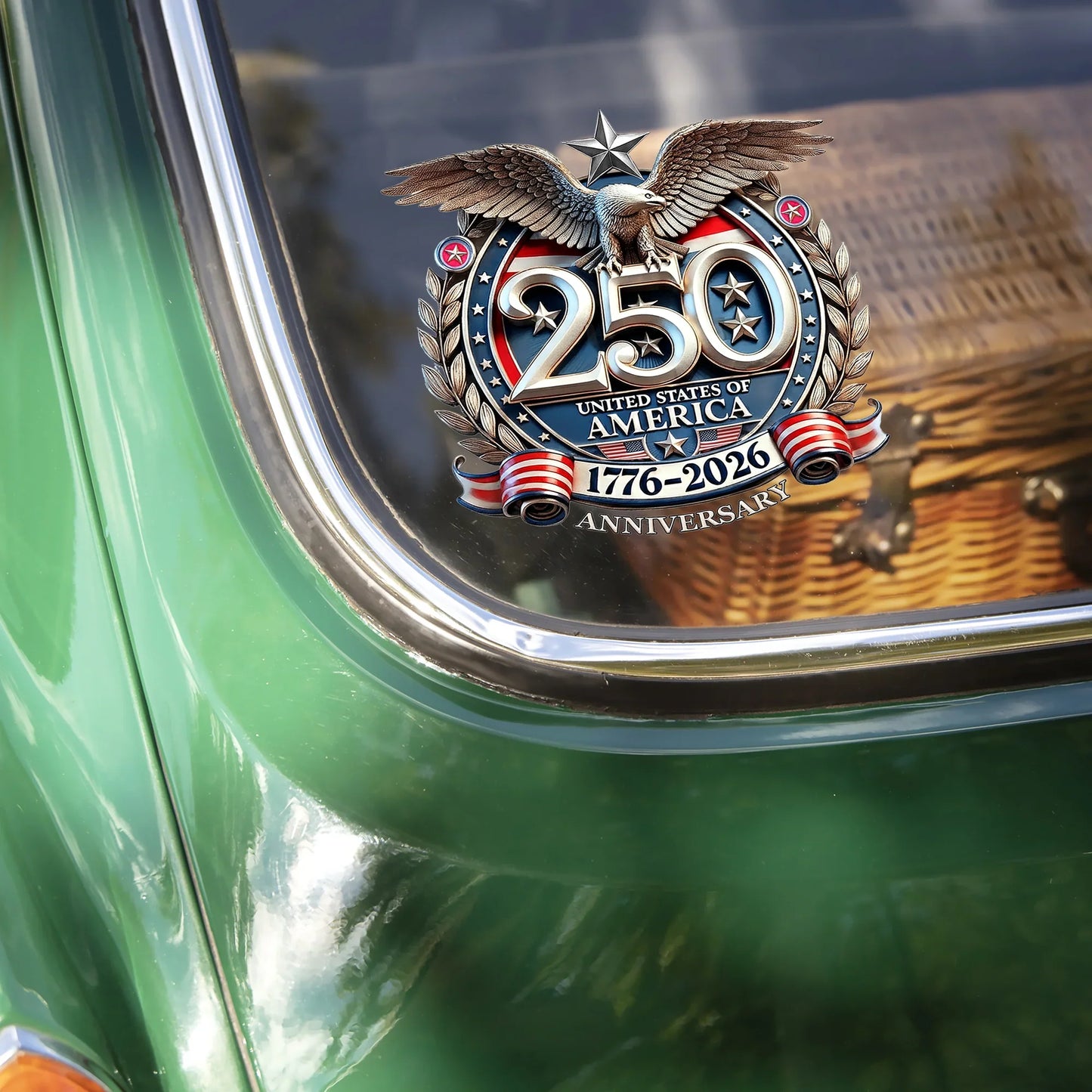 Frolunora® United States 250th Anniversary - Eagle 1776-2026 - Weatherproof & Car Wash Safe upsell