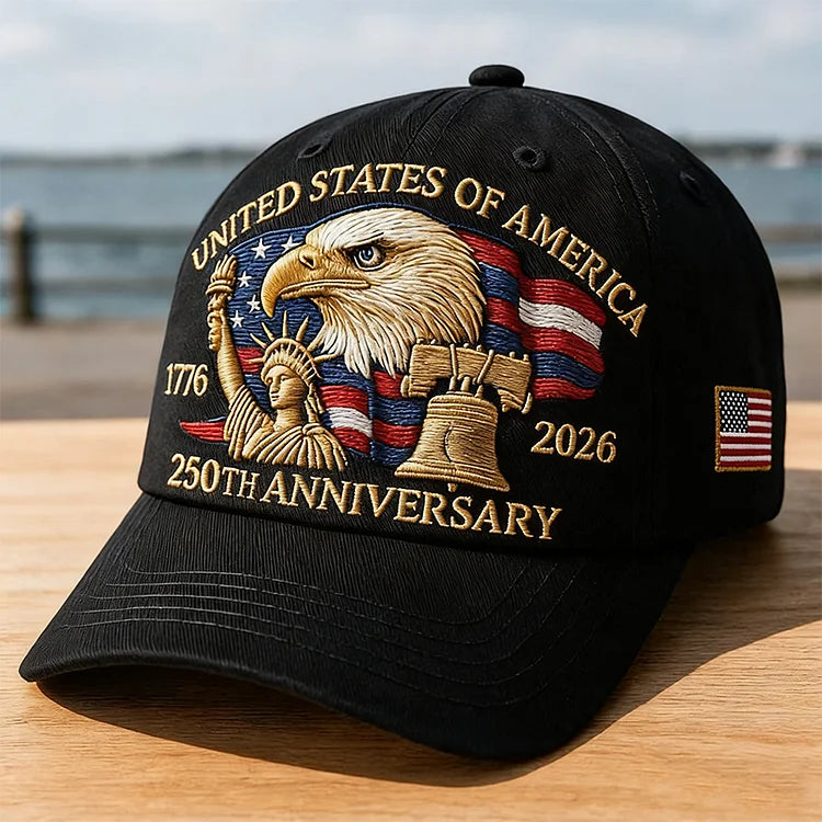Frolunora® Eagle & Liberty – United States 250th Anniversary Hat