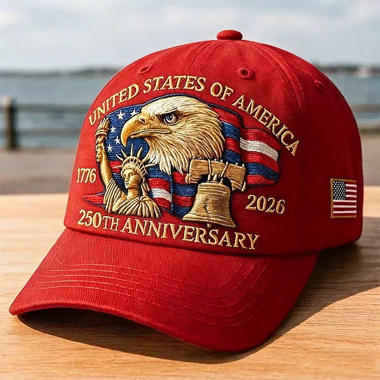 Frolunora® Eagle & Liberty – United States 250th Anniversary Hat