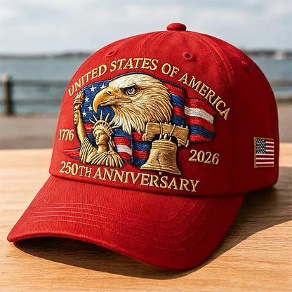 Frolunora® Eagle & Liberty – United States 250th Anniversary Hat