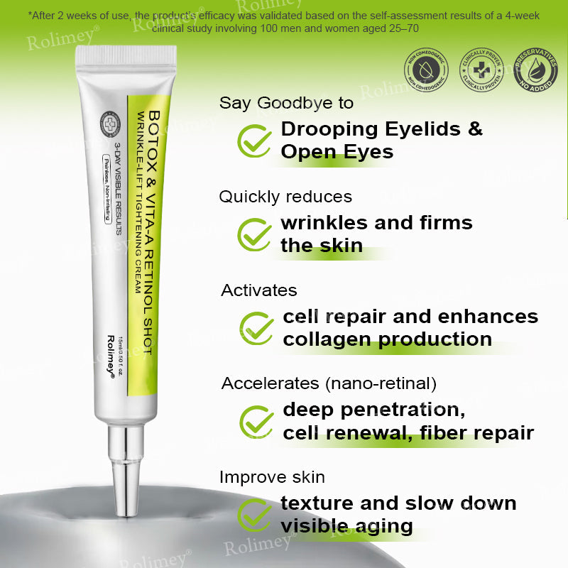 Frolunora® Botox & Vita A Retinol Shot Wrinkle - Lift Tightening cream
