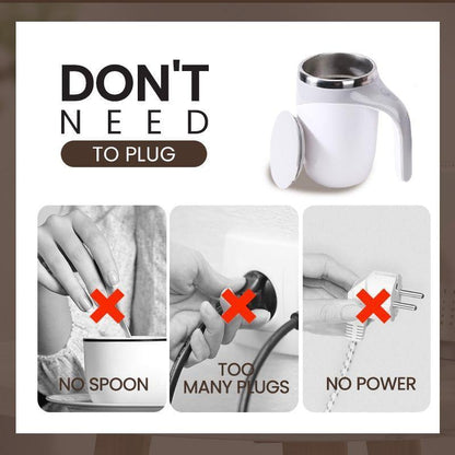 Frolunora® Magnetic Automatic Self-Stirring Coffee Mug