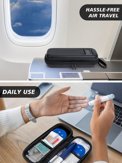 Frolunora® Insulin Cooler Travel Case with Temperature Display
