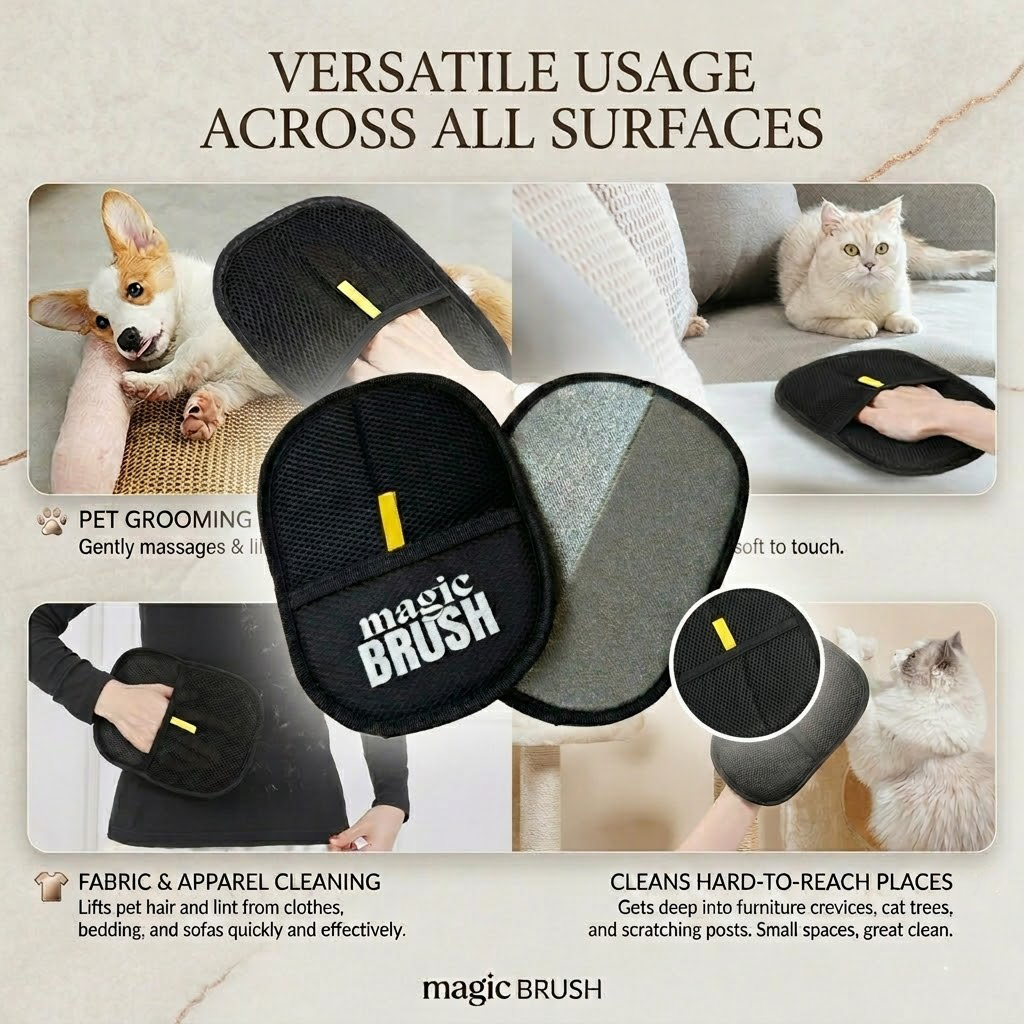 Frolunora® Reusable Pet Hair Remover Mitt