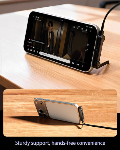Frolunora® 2-in-1 Invisible Holder Charger Cable - 240W Super Fast Charging Cord with Built-In Phone Stand upsell