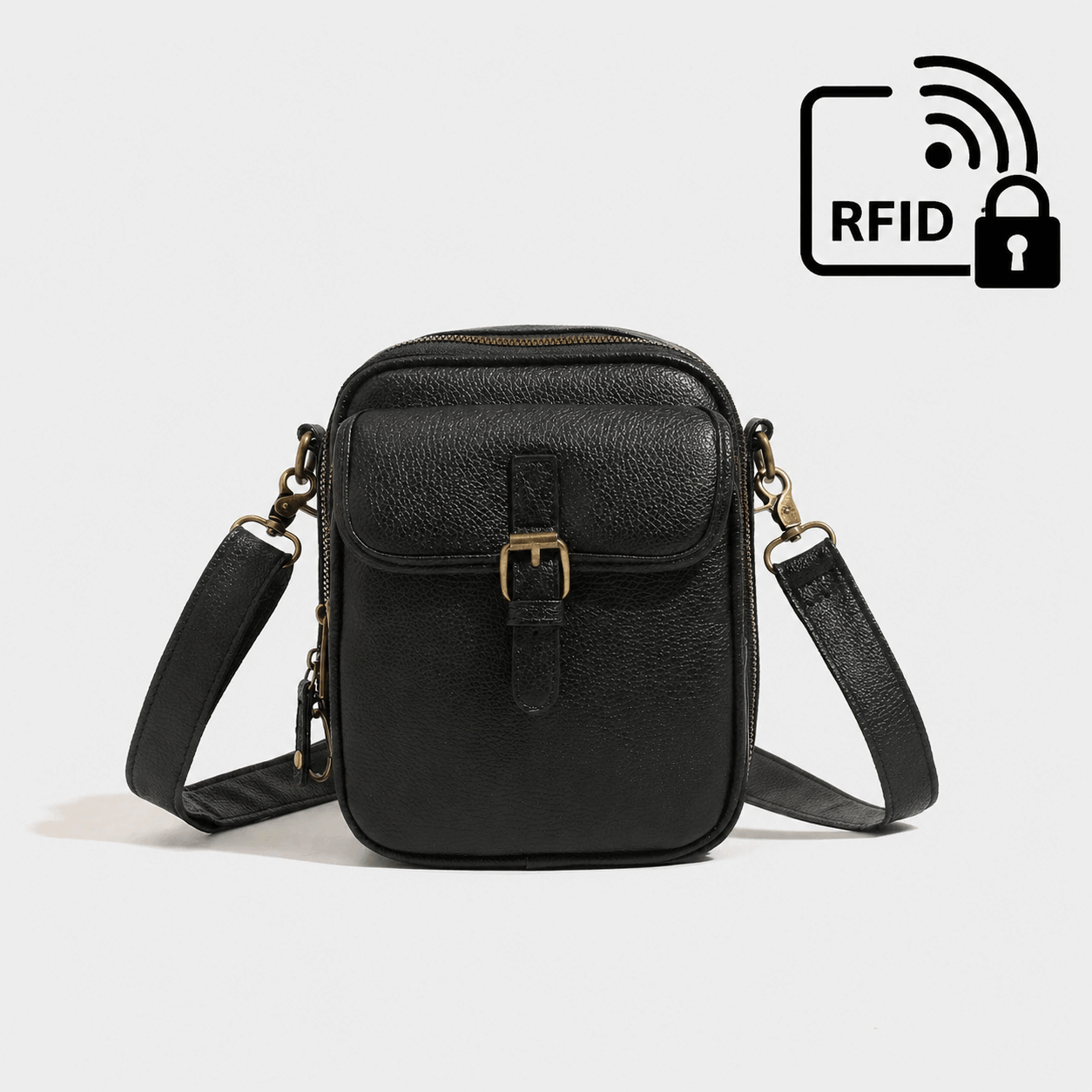 Frolunora® Crossbody Leather Bag