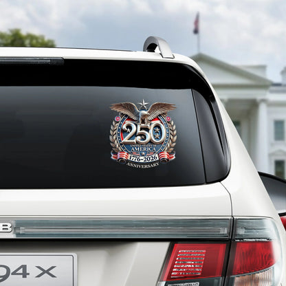 Frolunora® United States 250th Anniversary - Eagle 1776-2026 - Weatherproof & Car Wash Safe upsell