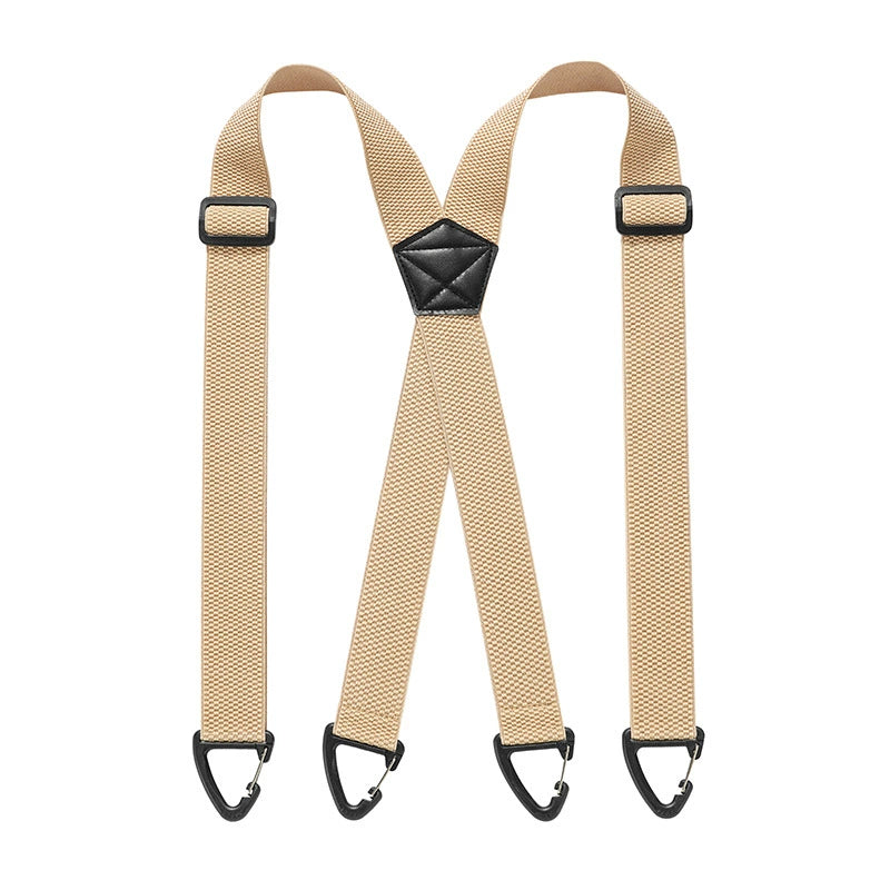 Frolunora® Men's X-Back Suspenders with Hook Clips