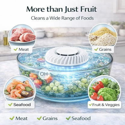 Frolunora® 🥬 Fruit & Vegetable Washer – Removes Pesticides & Bacteria, No Chemicals Needed