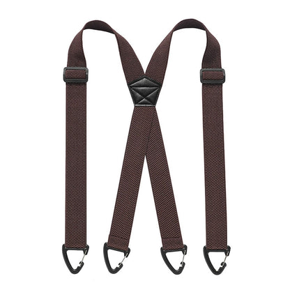 Frolunora® Men's X-Back Suspenders with Hook Clips