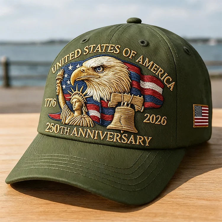 Frolunora® Eagle & Liberty – United States 250th Anniversary Hat