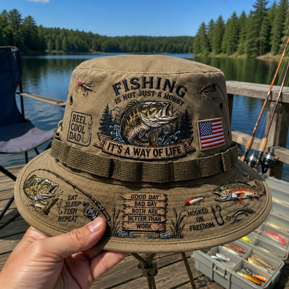 Frolunora® 🎣 Fishing Is a Way of Life Boonie Hat