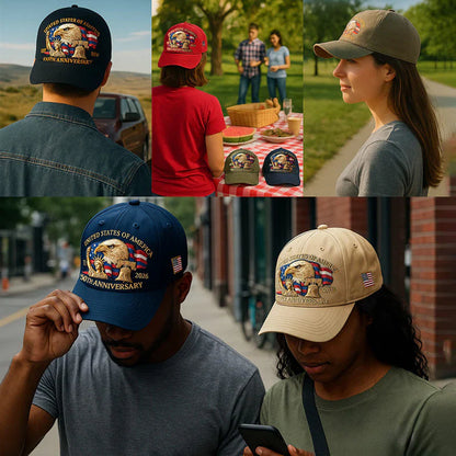 Frolunora® Eagle & Liberty – United States 250th Anniversary Hat