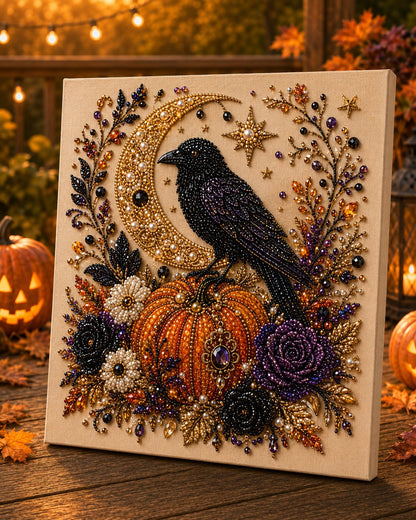 Frolunora® 👻Halloween Pearl Art DIY Kit – Turn Tiny Pearls into Spooky-Cute Magic