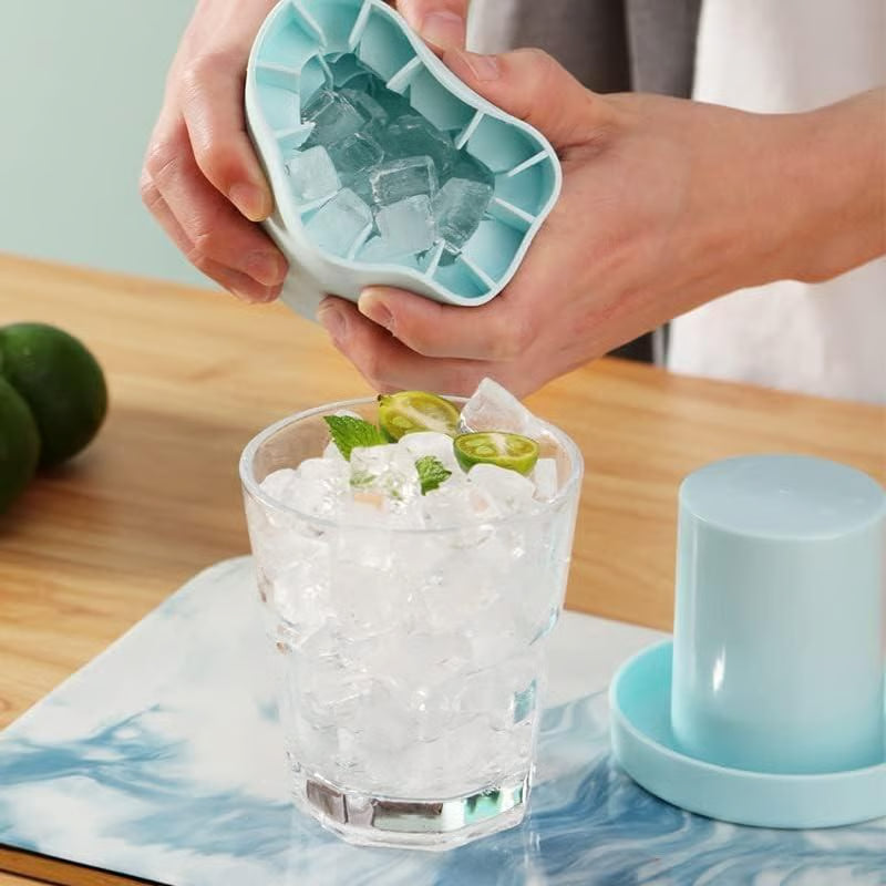 Frolunora® Quick-Freezing Silicone Ice Cube Mold ❄️Summer Chill Essential!