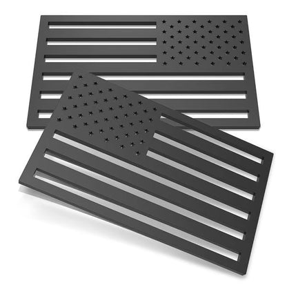 Frolunora® 3D American Flag Emblem Decal - Aluminum Alloy Material (Not Plastic) upsell